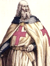 Retrato de Jacques de Molay, Fuente: Wikicomons
