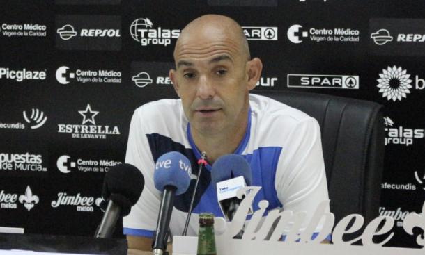 Alberto Monteagudo, entrenador del Cartagena | Foto: FC Cartagena