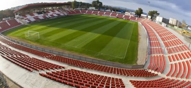 Estadio Municipal de Montilivi, en Girona. | Foto: Estadios de fútbol