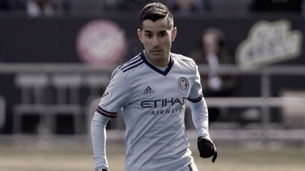 Maxi Moralez is hoping to return to the NYCFC lineup in Vancouver. | Photo: Major League Soccer