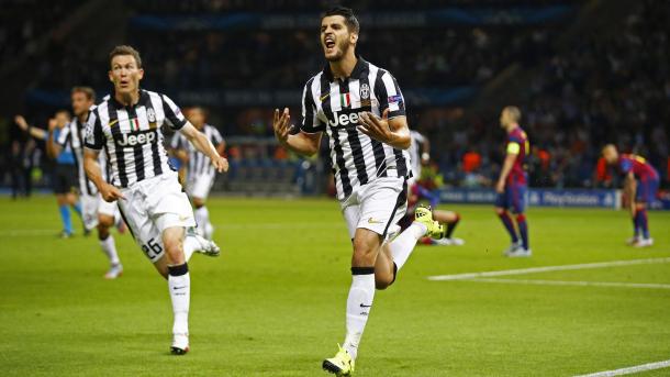 Morata scored in the Champions League final against Barcelona. (Source: ultimatesports)