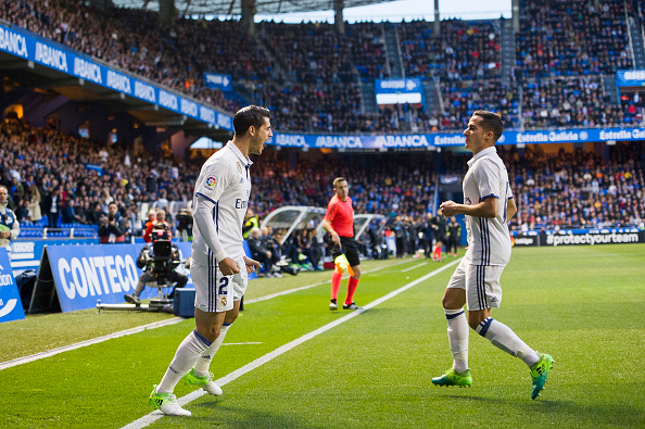 Morata abriu o placar logo cedo (Foto: Juan Manuel Serrano Arce/Getty Images)