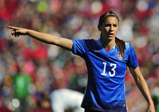 Alex Morgan will be expected to lead the line in Rio. (Photo credit: USA Today)