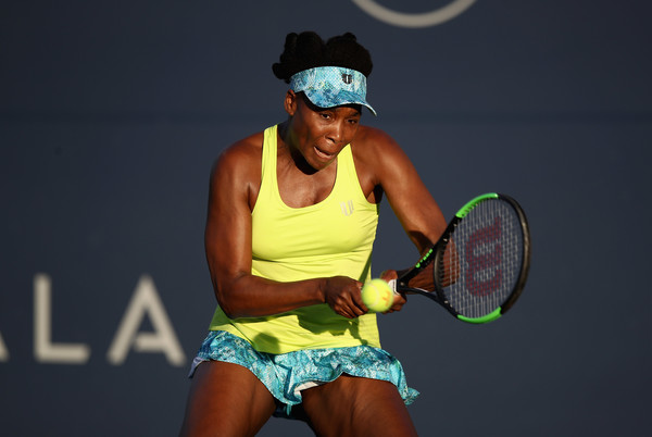 Venus Williams in action at the Mubadala Silicon Valley Classic | Photo: Ezra Shaw/Getty Images North America