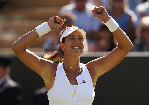 Garbine Muguruza During Wimbledon. Photo: Ian Walton/Getty Images