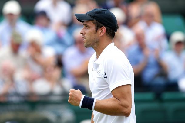 Muller has reached the quarterfinals or better at all three grass court events he's competed in. Photo: Getty