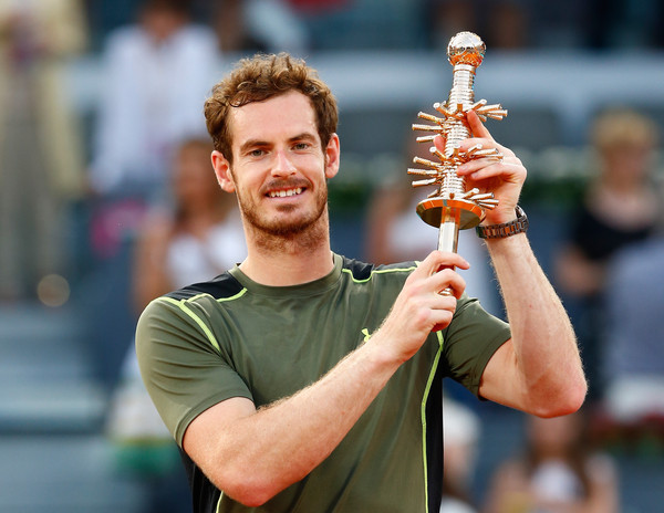 Murray won his first Masters 1000 clay court title at the Mutua Madrid Open in 2015 (Photo by Julian Finney / Getty Images)