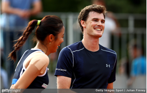 Hao-Ching Chan and Murray (Source: Getty) 