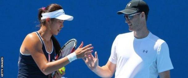 Hao-Ching Chan, left, and Murray, right. (Source: Getty Images) 