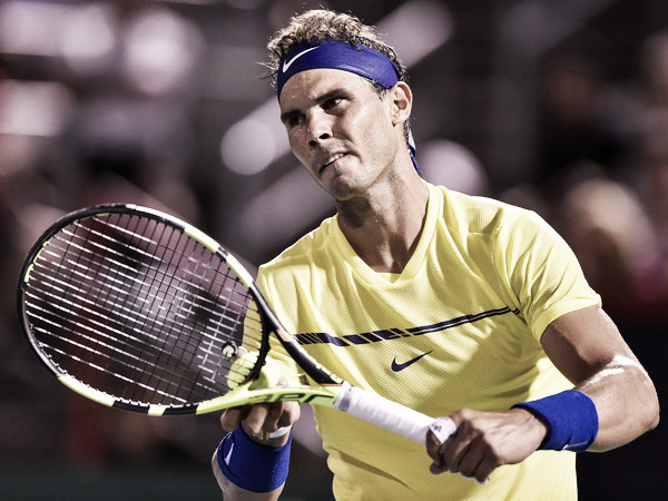 Rafa Nadal en acción la semana pasada en Montreal. Foto: zimbio.com