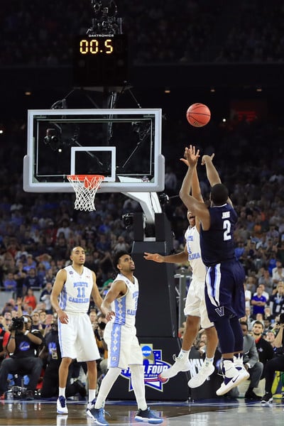 Jenkins drained the game-winner for Villanova as the clock expired (Photo: Ronald Martinez/Getty Images).