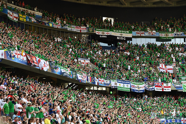 The Northern Ireland support were in fine voice on Sunday. | Image credit: Charles McQuillan/Getty Images