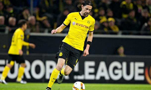 Subotic in action for BVB. | Image credit: Bernd Thissen/ Bernd Thissen/dpa/Corbis