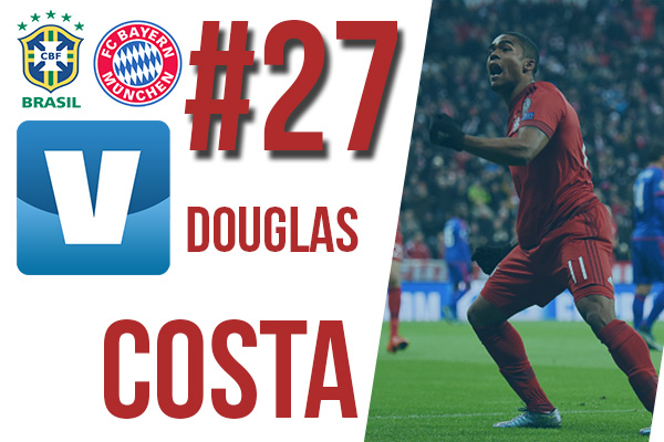  Douglas Costa (Bayern Munich and Shakhtar Donetsk/Brazil)
