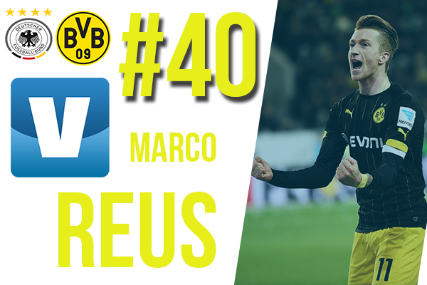 Marco Reus of Germany and Borussia Dortmund