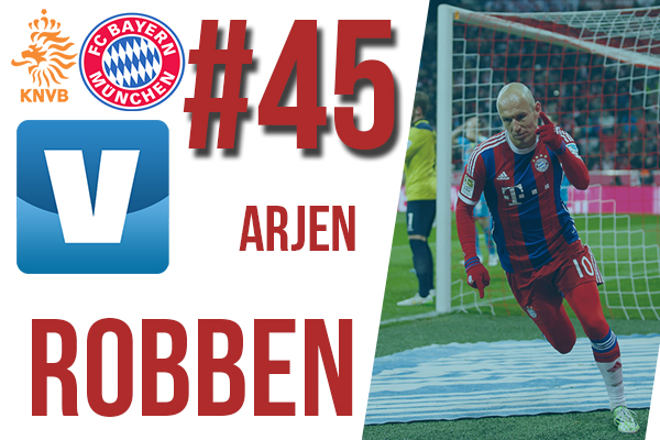 Arjen Robben of Bayern Munich and the Netherlands