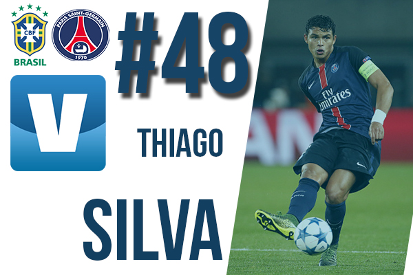 Thiago Silva of Paris Saint-Germain and Brazil