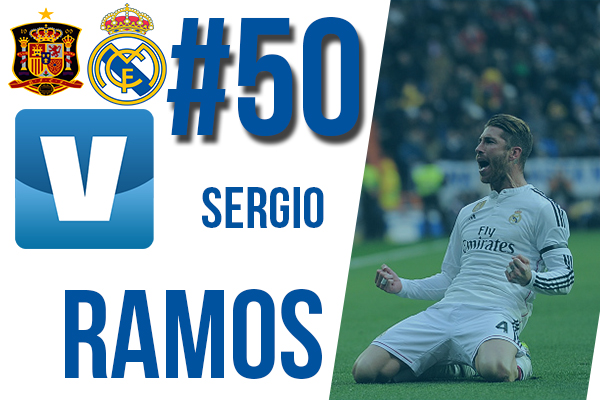 Sergio Ramos is the 50th best player in the world of 2015