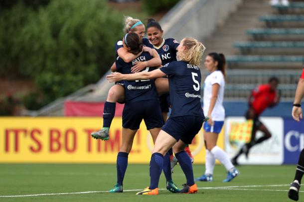 NC Courage remains in first place and hopes to gain more points in their rematch against the Boston Breakers | Source: NC Courage