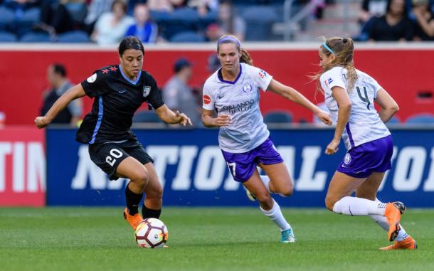 Sam Kerr has been in great form all season | Source: nwslsoccer.com