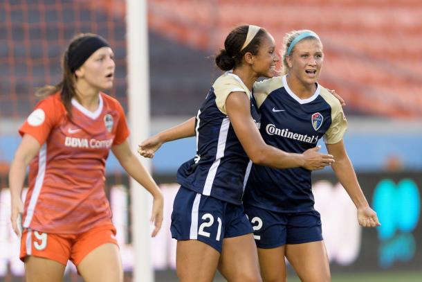 Darian Jenkins during one of her appearances for the Courage last year | Source: Wilf Thorne-Isiphotos.com