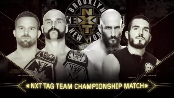 Can Gargano and Ciampa repeat their victory over the champions? (image:thenxtrevolution.wordpress.com)