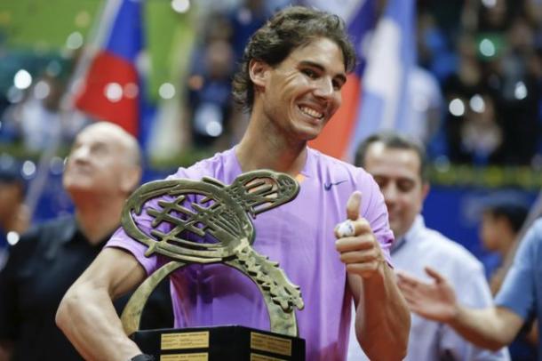 Nadal returned to form in 2013 with a win in Sao Paulo, pictured. Photo: Ricardo Buffolin/Getty Images