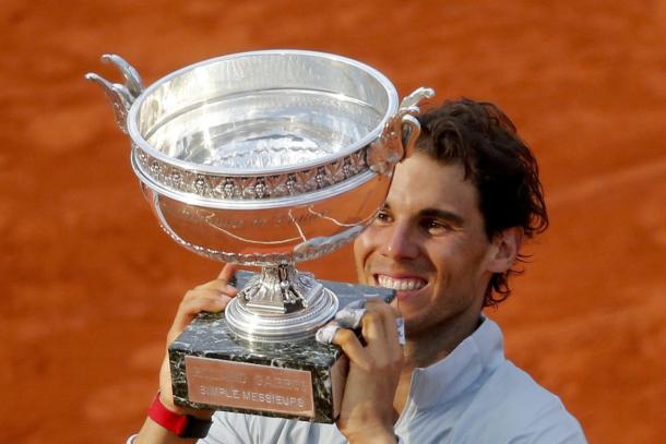 Nueve Copas de los Mosqueteros tiene Rafael Nadal en sus vitrinas. | Foto: Roland Garros