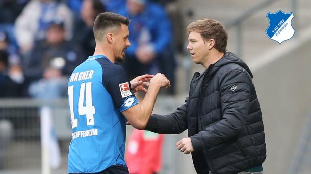 Wagner hablando con NagelsmannFoto: Bayer Leverkusen