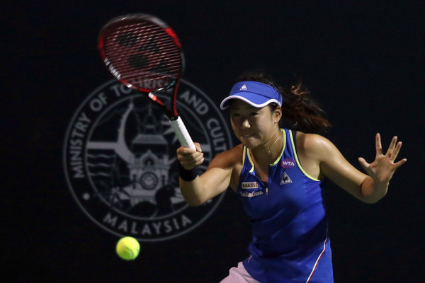 Nao Hibino in action at the 2017 Malaysian Open, where she lost in the final | Photo: Stanley Chou/Getty Images AsiaPac