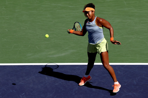 Naomi Osaka's game was firing on all cylinders today | Photo: Matthew Stockman/Getty Images North America