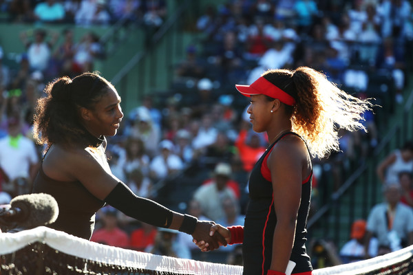 Serena Williams and Naomi Osaka met at the Miami Open this year | Photo: Al Bello/Getty Images North America