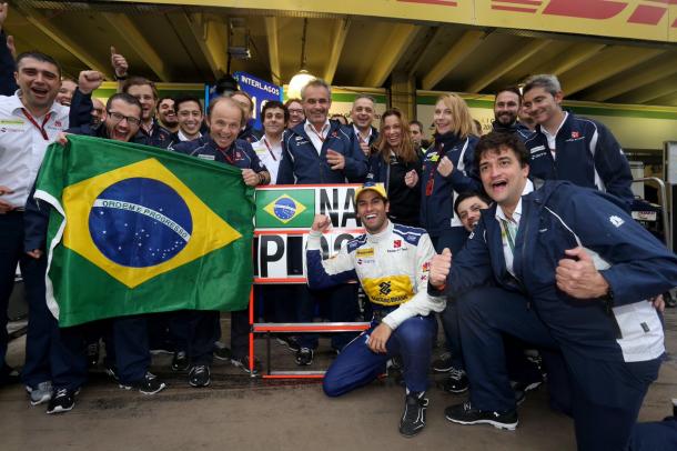 No Brasil, Nasr conquistou os primeiros pontos dele e da Sauber no ano (Foto: Divulgação/Felipe Nasr)