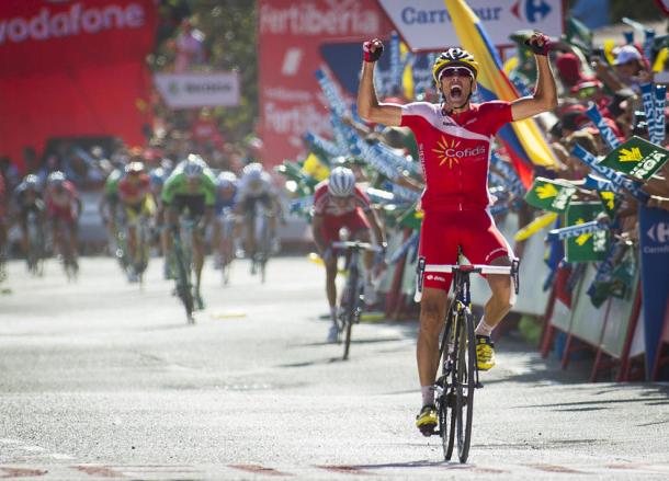 Dani Navarro ya sabe lo que es ganar en una gran vuelta | Foto: Vuelta a España