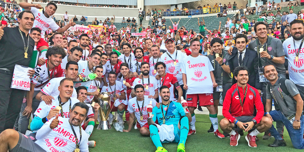 Necaxa campeón de la SuperCopa / Fuente: ClubNecaxa