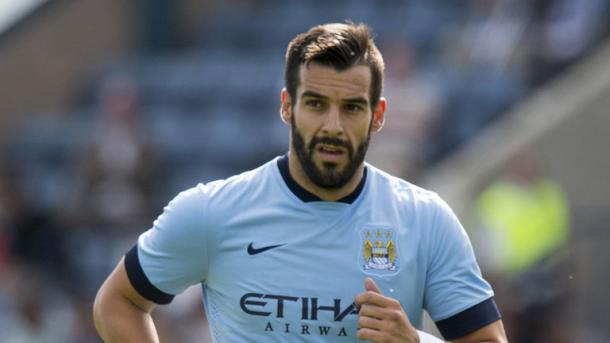 Negredo while with Manchester City. (Picture from Sky Sports)