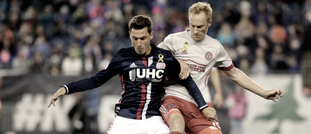 Krisztian Nemeth vs. Atlanta United FC | Photo: New England Revolution 