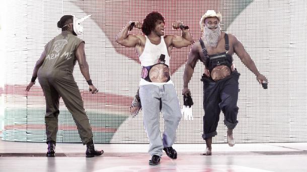 The New Day will likely defen their tag titles against The Wyatt Family | Image source: dailyddt.com