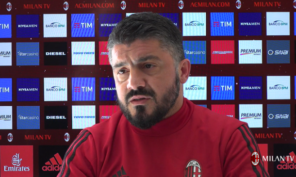 Gatusso en charla con el canal del Milan previo al partido de vuelta de Coppa | Foto: acmilan