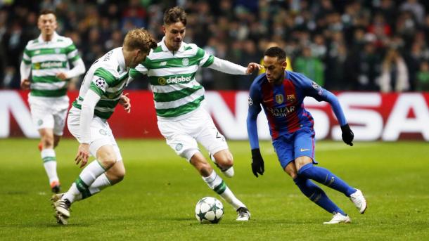 Neymar no acabó el partido. Fue sustituido por Arda | Foto: FCB