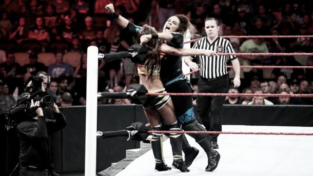 Nia Jax was dominant on her debut. Photo- WWE.com