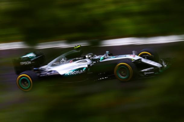 Nico Rosberg durante el GP de Hungría | Fuente: Getty Images