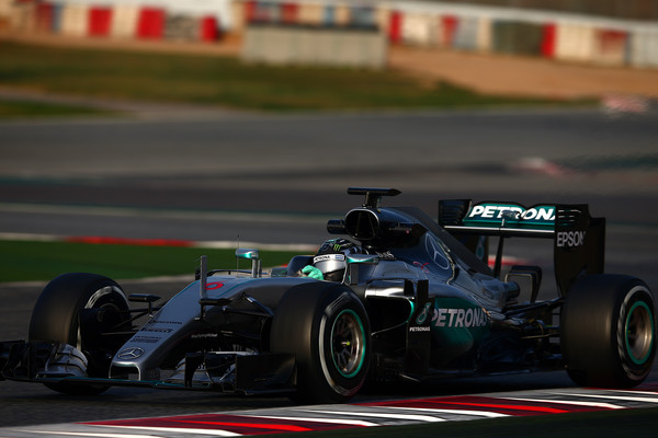 Nico Rosberg en los test del circuito de Montmeló | Foto: Getty Images