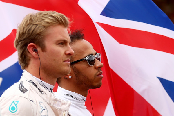 Hamilton y Rosberg en 2015. Foto: Getty Images