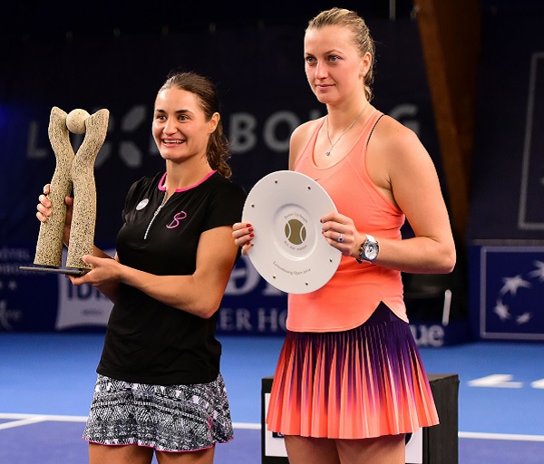 Kvitova made her second final of the year in Luxembourg, finishing runner-up to Niculescu. Photo credit: Jan McIntyre.