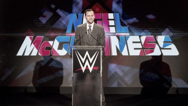 Nigel McGuinness will have the honor of calling the night with JR. Photo- WWE.com