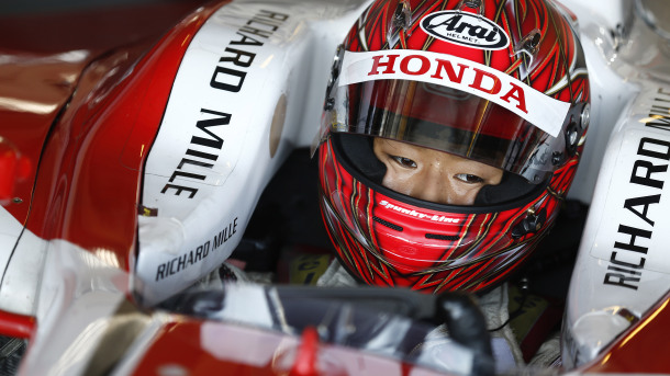 Piloto da Fórmula 2, Nobuharu Matsushita teria chances com a Sauber caso haja a mudança para os Honda (Foto: GP2/LAT Photographic)