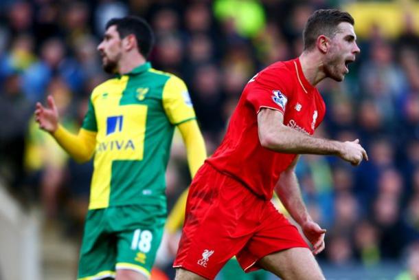 Henderson celebra el segundo gol | Imagen: Liverpool