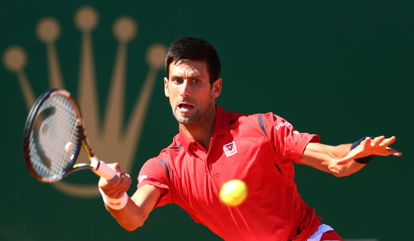Novak Djokovic at the Monte-Carlo Rolex Masters. Photo: Michael Steele/Getty Images