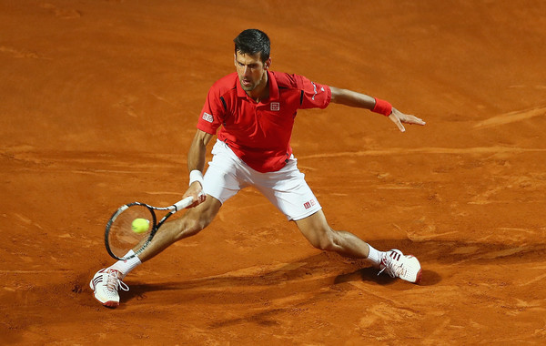 Novak Djokovic in Rome action. Photo: Matthew Lewis/Getty Images